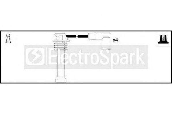 STANDARD OEK497 Комплект проводов зажигания