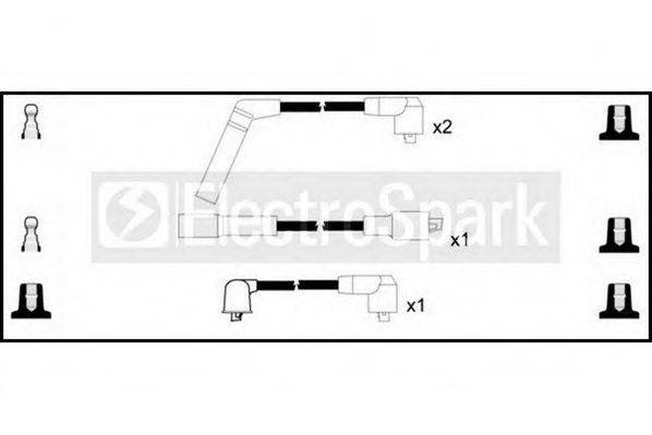 STANDARD OEK654 Комплект проводов зажигания