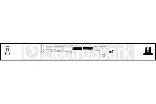 STANDARD OEK050 Комплект проводов зажигания