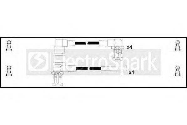 STANDARD OEK980 Комплект проводов зажигания