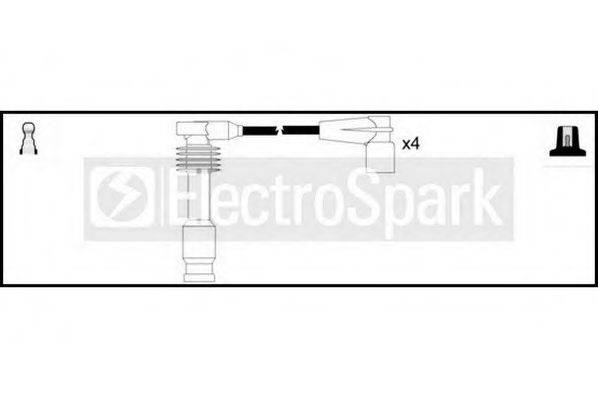 STANDARD OEK069 Комплект проводов зажигания