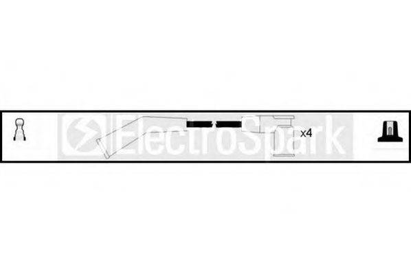 STANDARD OEK616 Комплект проводов зажигания