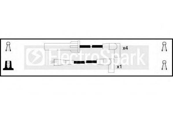 STANDARD OEK196 Комплект проводов зажигания