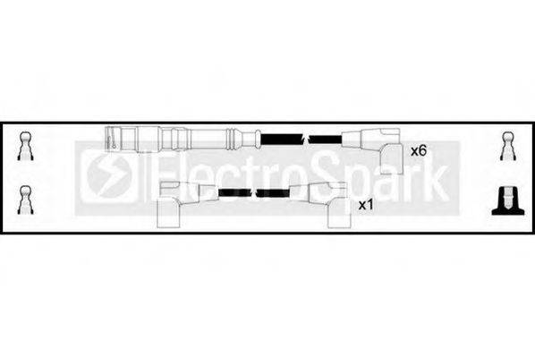 STANDARD OEK382 Комплект проводов зажигания