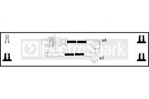 STANDARD OEK383 Комплект проводов зажигания