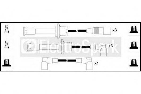 STANDARD OEK957 Комплект проводов зажигания