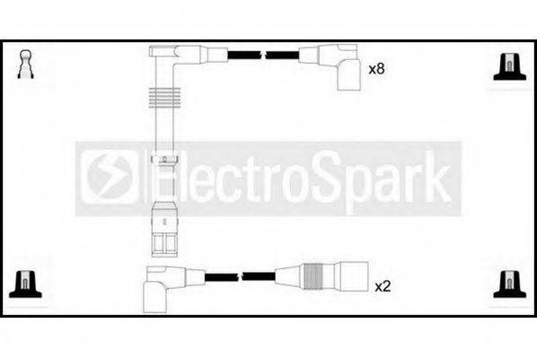 STANDARD OEK401 Комплект проводов зажигания