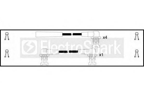 STANDARD OEK914 Комплект проводов зажигания