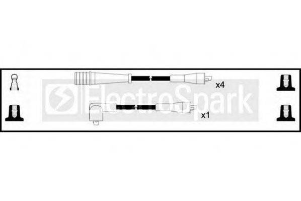 STANDARD OEK947 Комплект проводов зажигания