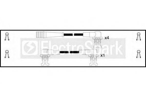 STANDARD OEK816 Комплект проводов зажигания