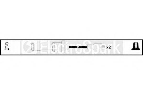 STANDARD OEK763 Комплект проводов зажигания