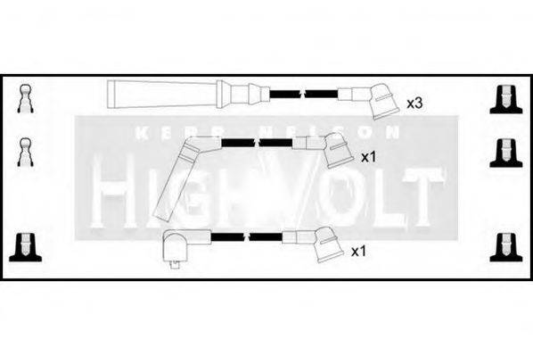 STANDARD OEF811 Комплект проводов зажигания