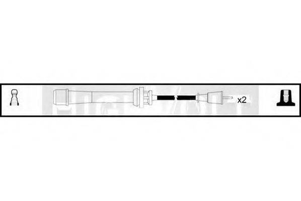 STANDARD OEF831 Комплект проводов зажигания