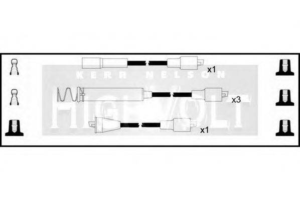 STANDARD OEF030 Комплект проводов зажигания