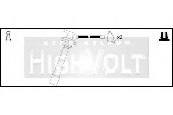 STANDARD OEF581 Комплект проводов зажигания