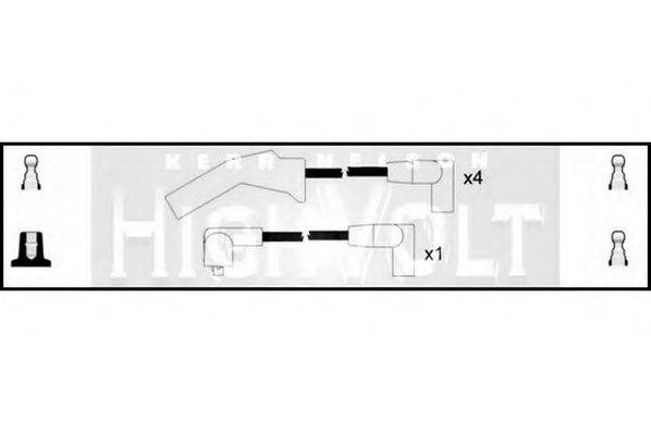 STANDARD OEF069 Комплект проводов зажигания