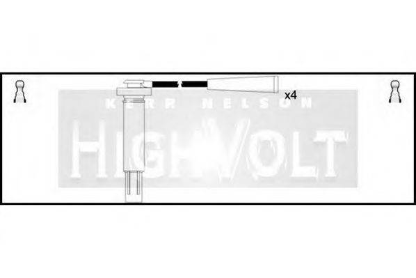 STANDARD OEF726 Комплект проводов зажигания