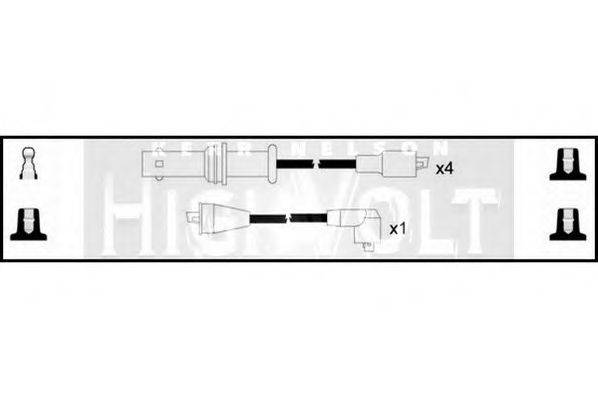 STANDARD OEF636 Комплект проводов зажигания