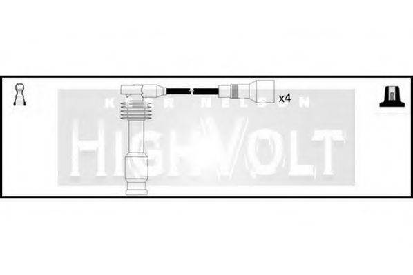 STANDARD OEF477 Комплект проводов зажигания