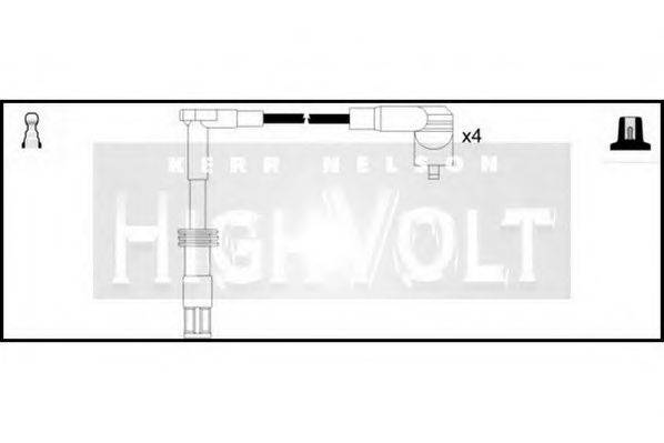 STANDARD OEF807 Комплект проводов зажигания