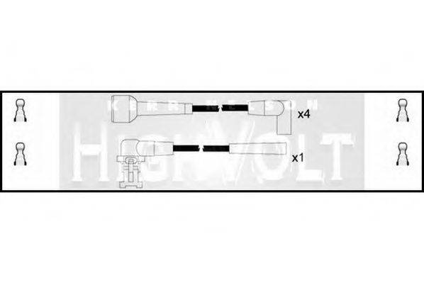 STANDARD OEF099 Комплект проводов зажигания