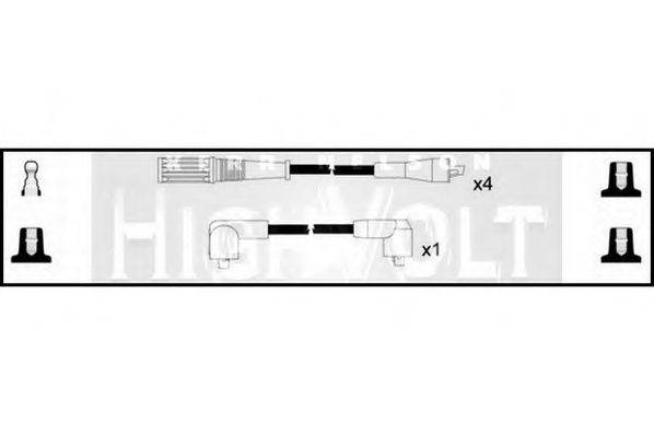 STANDARD OEF265 Комплект проводов зажигания