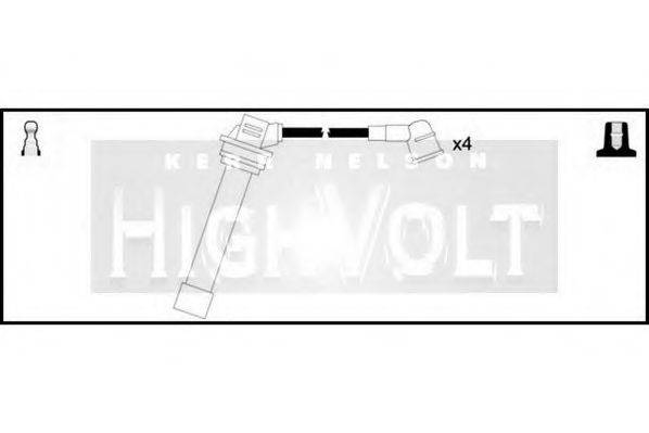 STANDARD OEF411 Комплект проводов зажигания