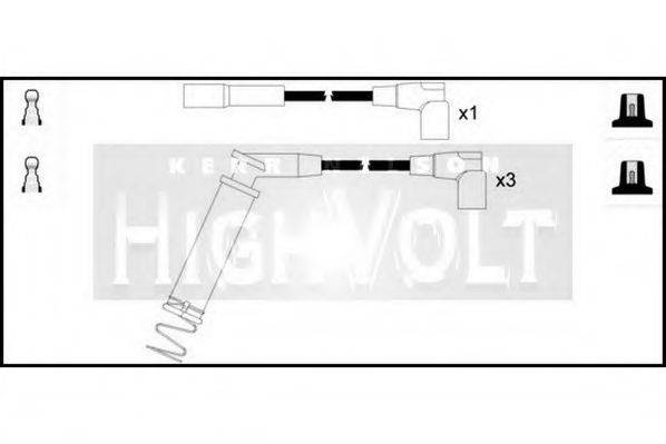 STANDARD OEF048 Комплект проводов зажигания