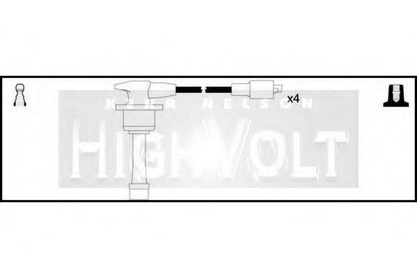 STANDARD OEF316 Комплект проводов зажигания