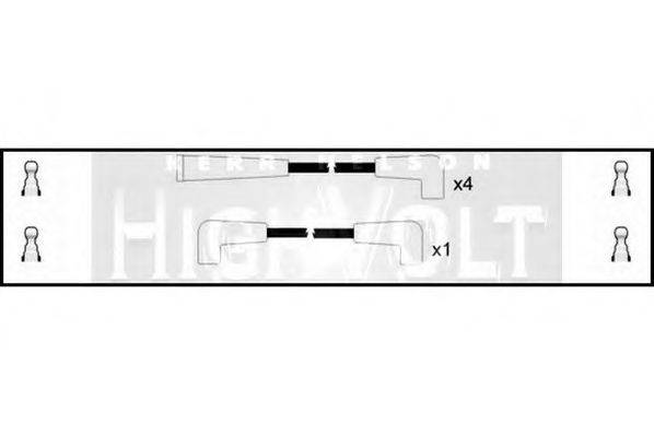 STANDARD OEF005 Комплект проводов зажигания