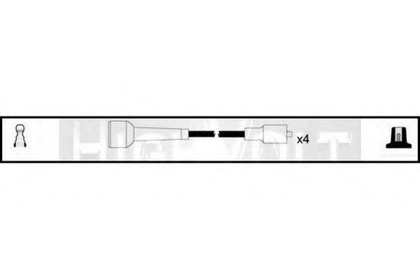 STANDARD OEF471 Комплект проводов зажигания