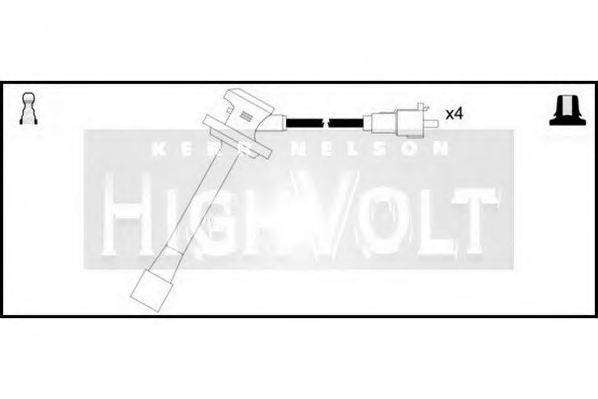 STANDARD OEF387 Комплект проводов зажигания