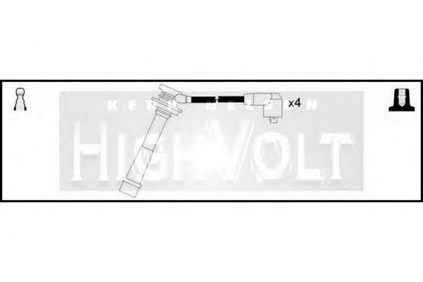 STANDARD OEF284 Комплект проводов зажигания