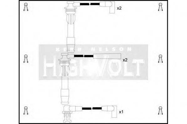 STANDARD OEF105 Комплект проводов зажигания
