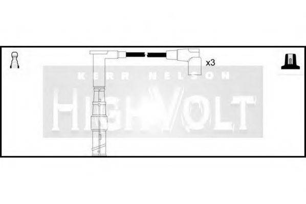 STANDARD OEF719 Комплект проводов зажигания