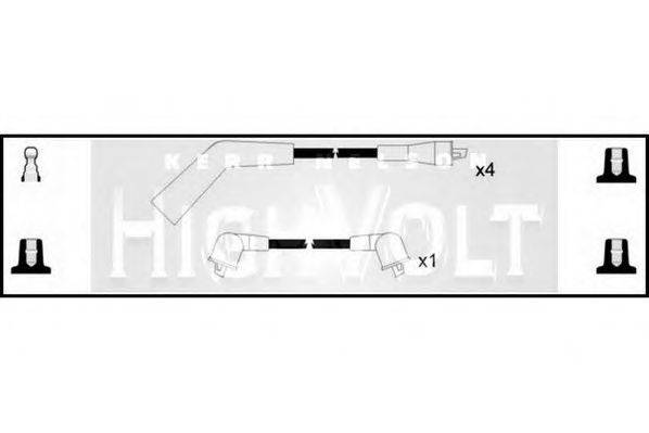 STANDARD OEF377 Комплект проводов зажигания