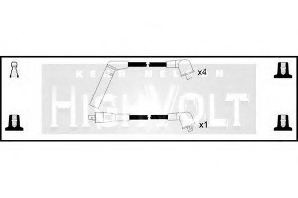 STANDARD OEF658 Комплект проводов зажигания