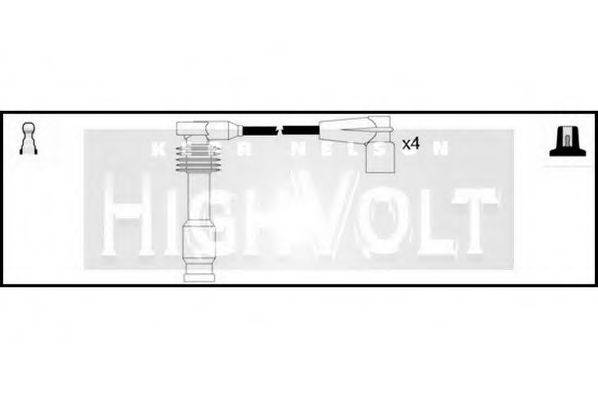 STANDARD OEF118 Комплект проводов зажигания