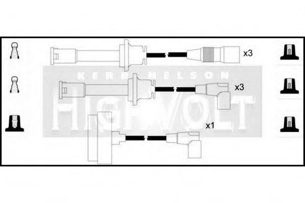 STANDARD OEF446 Комплект проводов зажигания