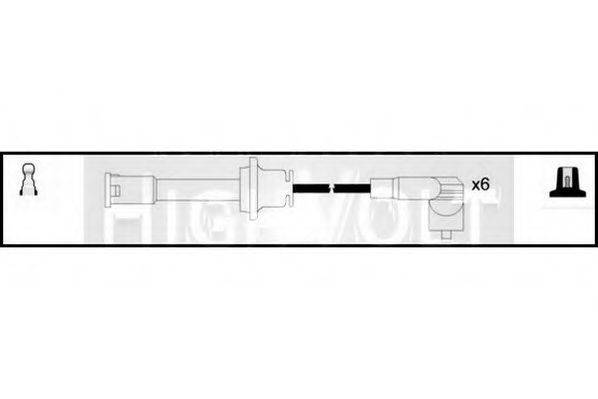STANDARD OEF480 Комплект проводов зажигания