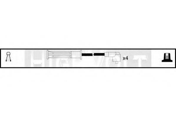 STANDARD OEF988 Комплект проводов зажигания