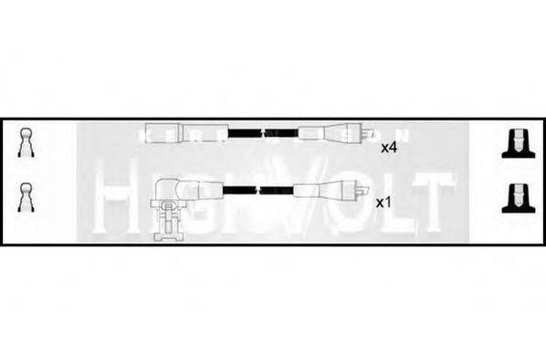 STANDARD OEF491 Комплект проводов зажигания