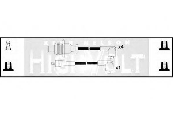 STANDARD OEF054 Комплект проводов зажигания