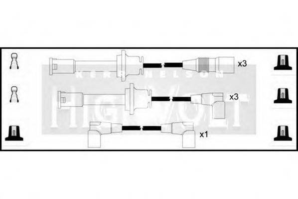 STANDARD OEF960 Комплект проводов зажигания