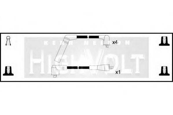 STANDARD OEF261 Комплект проводов зажигания