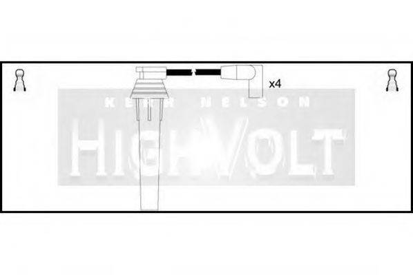 STANDARD OEF793 Комплект проводов зажигания