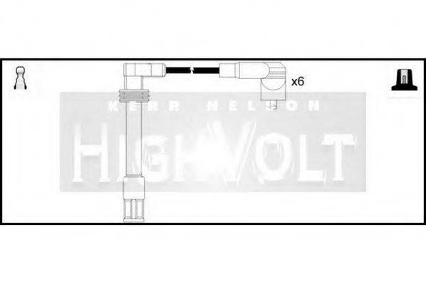 STANDARD OEF476 Комплект проводов зажигания