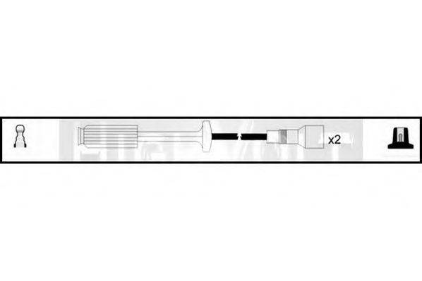 STANDARD OEF820 Комплект проводов зажигания