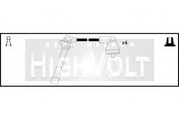 STANDARD OEF540 Комплект проводов зажигания