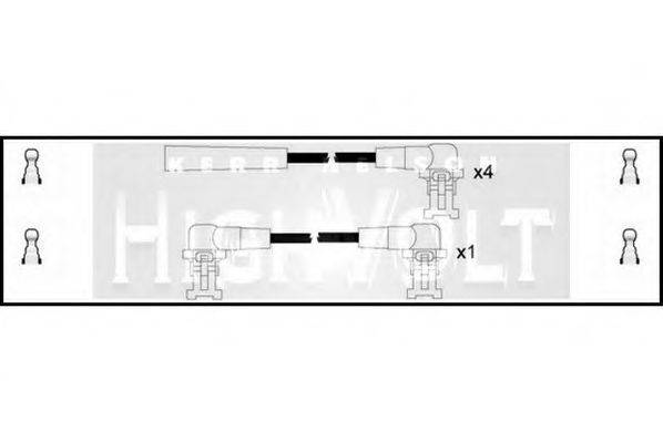 STANDARD OEF917 Комплект проводов зажигания